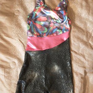 FLOWERS LEOTARD --- NEW WITH TAGS